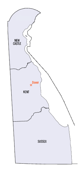 Delaware map